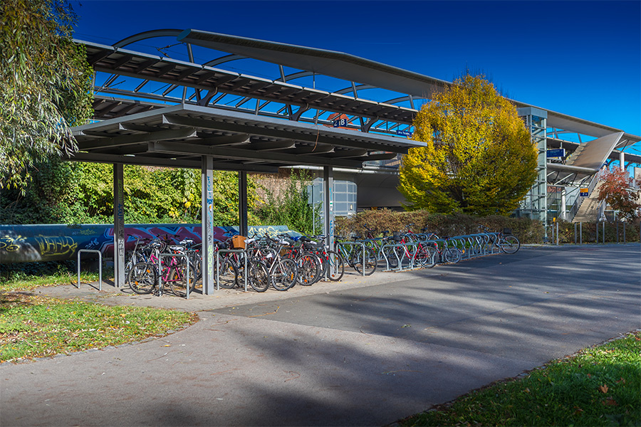 Neue Abstellanlage: Erweiterung der Bike & Ride-Anlage am Jenaer Paradiesbahnhof