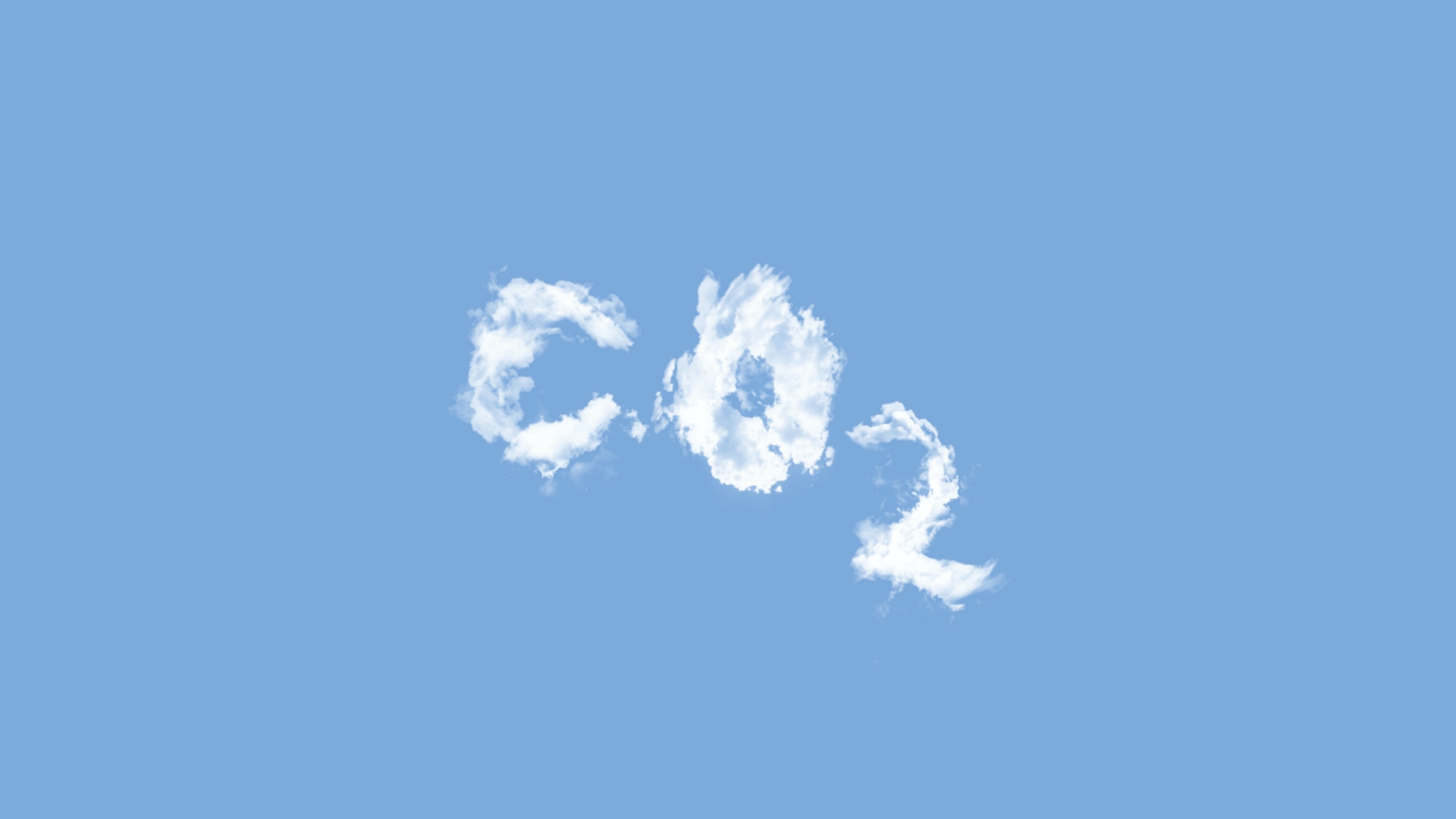 CO2 Wolke am Himmel