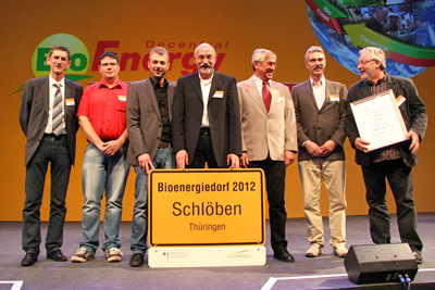 Preisträger beim Bundeswettbewerb Bioenergiedörfer 2012